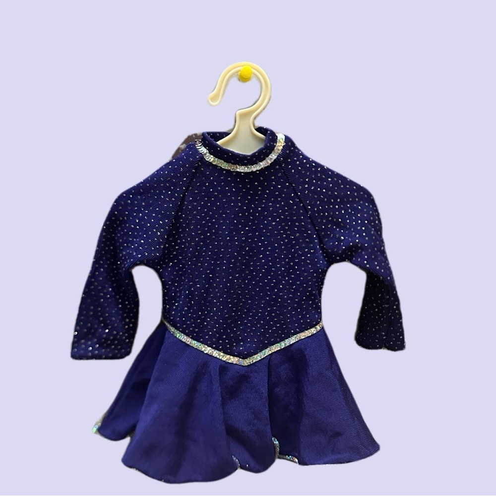 Pleasant Company Skating outfit Glittery purple Doll Dress
